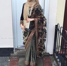 India Hijab Style Photo Hijab, Stile Hijab, Wedding Skirt, Muslim Fashion Outfits