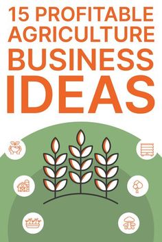 the cover of an article about business ideas for small businesses, including trees and buildings