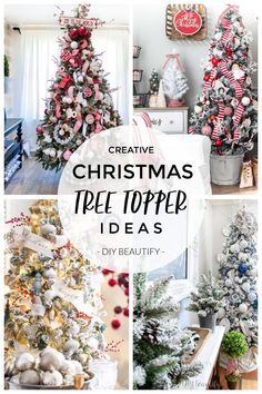 christmas tree topper ideas to try out for the holiday season and decorate with them