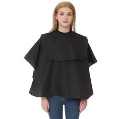 Makeup Cape, Ymnenvxo Professional Barber Cape for Hair Cutting with Adjustable Snap Hair Salon Capes Waterproof Closure Makeup Cape for Home Salon - 41 x 36 inches(Black) *** To view further for this item, visit the image link. (As an Amazon Associate I earn from qualifying purchases) Haircut Salon, Styling Home, Barber Cape, Hair Closure, Home Salon, Professional Hair, Hair Clippers, Black Beauty, Professional Hairstyles