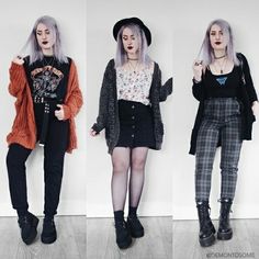 E Girl Clothes, Cute Edgy Outfits, Cardigan Outfit, Cardigan Outfits, Alt Fashion, Goth Outfits, Alternative Outfits, Sneak Peak, Dark Fashion