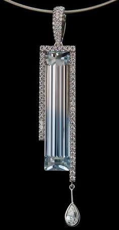 Bi-color Topaz....Richard Krementz Gemstones Bijoux Art Deco, Real Diamond Necklace, Bijoux Art Nouveau, Topaz Pendant, A Necklace, Deco Jewelry, Fabulous Jewelry, Art Deco Jewelry, Gorgeous Jewelry