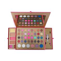 PRICES MAY VARY. EXTENSIVE EYESHADOW COLLECTION: This eyeshadow palette offers a wide range of 32 shades with different finishes, including matte, shimmer, and metallic. With this versatile selection, you can create a variety of festive eye makeup looks to suit any occasion. SPARKLING GLITTERS: If you want to add some sparkle and glamour to your holiday makeup looks, try using 6 pressed glitters to improve your glam game. These glitters can add a touch of dazzle to your makeup looks, ideal for a Festive Eye Makeup, Face Essentials, Festival Eye Makeup, Trendy Eyeshadow, Holiday Makeup Looks, Eyeshadow Collection, Blush Contour, Holiday Glam, Elegant Makeup