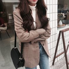 Spring Korean Fashion, Boho Fashion Spring, Girls Spring Fashion, Korean Fashion Ideas, Fashion Office, Spring Fashion Casual, Korean Fashion Trends, Ulzzang Fashion, Korea Fashion