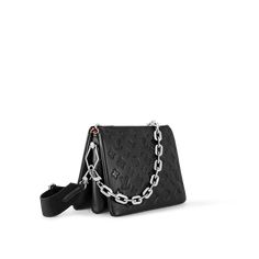 LOUIS VUITTON® - Coussin Pm - Noir Palladium Sac Louis Vuitton, Louis Vuitton Official Website, Handbag Collection, Louis Vuitton Official, Shoulder Chain, Essential Bag, Louis Vuitton Shoulder Bag, High Jewelry, The Chic