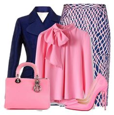 Pink Outfit Color Combos, Fushia Pink Outfit, Pink Business Outfit, Complete Outfits For Women, Antonio Berardi