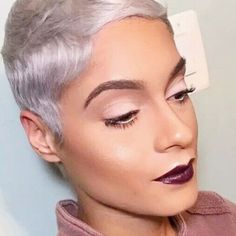 Short Grey Wigs for Women Pixie Cut Wigs Gray Wigs Fashion Party Pixie Wigs Short Grey Wigs, Gray Pixie, Gray Wigs, Grey Wigs, Pixie Wigs, Women Pixie Cut, Short Cut Wigs, Pixie Cut Wigs, Hair Dye Tips