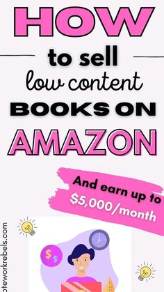 an advertisement for amazon's how to sell books on amazon