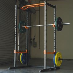 the gym equipment is empty and ready to be used by someone in their home or office