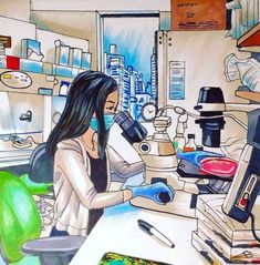 laboratory technician, Lab technician, lab technology Laboratory Scientist Wallpaper, Lab Technician Wallpaper, Female Scientist Aesthetic, Lab Wallpaper, Scientist Illustration, Lab Cartoon, Medical Lab Scientist, Lab Aesthetic, Scientist Cartoon