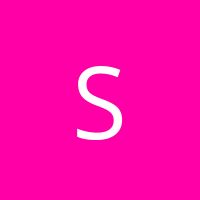 the letter s is shown in white on a bright pink background, and it appears to be made up of letters