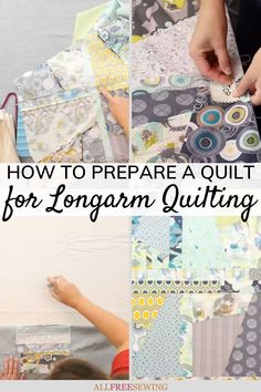 how to prepare a quilt for longarm quilting