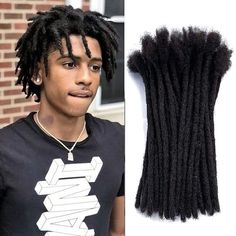 Color: 1b Natural Black Brand: Kbeth Retail Value: 120 0.8cm 8 Inch X 60 Strands Drd- 8x60-2.25.24 Fake Dreads Men, Dreadlock Extensions Men, Dread For Men, Dread Extensions Men, Dreadlock Hairstyles For Men Long, Hair Extensions For Men, Black Men Dreadlocks Styles, Dreadlock Men