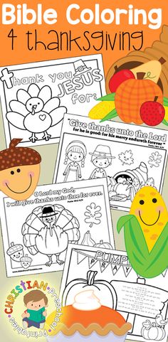 thanksgiving coloring pages for kids to color