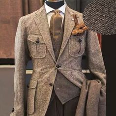 Tweed Herringbone Business Men Jacket Prom Wedding Groom Suit Party Suits Blazer | eBay Costume Peaky Blinders, Tweed Groom, Prom Jacket, Hunting Suit, Wedding Blazer, Wedding Blazers, Mens 3 Piece Suits, Custom Made Suits, Classy Outfits Men