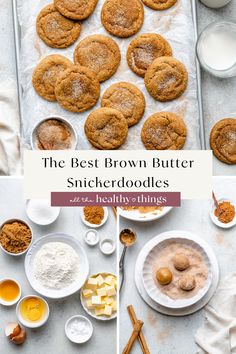 If you love snickerdoodle cookies then you're going to love these! They're made with toasty brown butter and plenty of warm cinnamon sugar for the perfect cookie!