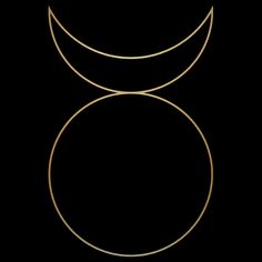 a golden circle on a black background