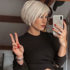 Cool Short Hairstyles, Bob Haircut For Fine Hair, Bob Hairstyles For Fine Hair, Short Bob Haircuts, Haircuts For Fine Hair, Short Hair Haircuts, Short Hair Styles Easy, Short Hair With Layers