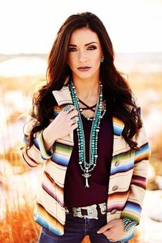 The Reno Riding Jacket by Silverado - Natural – Triangle T Boutique Nfr Outfits For Vegas, Nfr Vegas, Western America, Serape Pattern, Nfr Outfits, Buckle Bunny, 2020 Outfits