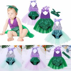 Click Here to New Arrivals New Arrivals Hot Sale Clothing Baby Shoes Costume&Cosplay Health&Beauty Home&Garden Sporting Goods Baby Girls Sequins Backless Romper Tutu Dress Mermaid Halloween Party Costume                                   Set Include: 1Pc Swimsuit Condition: New with tag Material: Polyester, Mesh, Sequin Color: Multicolor(as pictures show) Features: Swimsuit is made of polyester, mesh and sequins material, hand wash. Size Table means age ranges for baby girls, but they are for ge Toddler Girl Birthday Party, Pant Romper Outfit, Mermaid Swimwear, Mermaid Halloween Costumes, Costume Toddler, Halloween Party Costume, Mermaid Halloween, Backless Romper