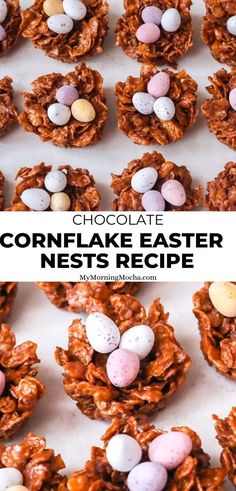 chocolate cornflake easter nests recipe