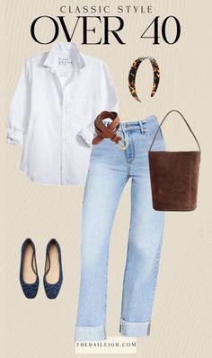 Outfit For Jeans For Women, Shoes For Women Over 40, Spring Outfits Casual Chic Classy, Over 40 Fashion 2024 Summer, 40s Mom Outfits, 40 And Over Outfits For Women, Summer Outfits Over 40 2024, Fashion Over 40 2024, Classic Summer Outfits Classy Chic