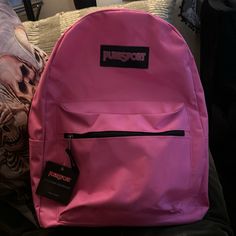 This Is A Brand New With Tags Puresport Backpack!!! It’s Pink Colored..Large Main Compartment With A Zipper Closure & Pocket On The Front Also With A Zipper Closure!! Has Padded Straps With Mesh Covering!! Really Nice Secure Backpack!! Condition Is New With The Tags..Please Refer To The Pics Pink Large Capacity Sporty Backpack, Pink Jansport Backpacks, Pink Jansport Backpack, Pink School Bags, Pink Bookbag, Pink Backpacks, Adidas Duffle Bag, Pretty School Supplies, School Preparation