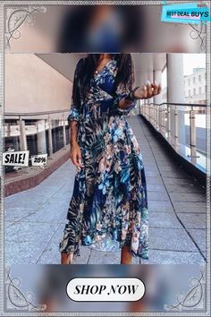 V-neck Floral Print Maxi Dress Bohemian V-neck Wrap Dress For Brunch, Chic Flowy V-neck Wrap Dress, Summer Chiffon V-neck Maxi Dress, Flowy Floral Print V-neck Dress For Party, Flowy V-neck Summer Dress, Bohemian V-neck Midi Dress For Party, Summer V-neck Wrap Dress For Brunch, Floral Print Maxi V-neck Party Dress, Flowy V-neck Floral Dress For Party