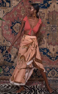 Johanna Ortiz, Wrap Skirt, Moda Operandi, Fashion Collection, Boho Chic, Fashion Dresses, Summer Outfits