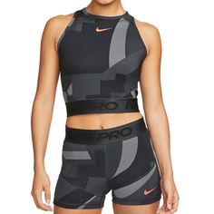 Nwt Women's 2pc Nike Pro Dri-Fit Crop Top And Shorts Set. Includes: Nike Pro Crop Tank Top. Style Is Tight Fit. Nike Pro 3" Shorts Style Is Tight Fit. Select Size Below L = L Top & L Shorts Xxl = Xxl Top & Xxl Shorts Xl = Xl Top & Xl Shorts Xxl/Xl = Xxl Top & Xl Shorts Nike Crop Top, Workout Crop Top, Crop Top And Shorts, Nike Store, Nike Pros, Mexico City, Nike Tops, Black Tank Tops, Nike Dri Fit