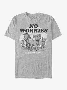 Disney The Lion King 2019 No Worries Back T-Shirt The Lion King 2019, Lion King 2019, Disney The Lion King, Orlando Vacation, King Tshirt, Disney T, Disney Men, Disney Shirt, Disney Tshirts