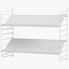 three tiered shelf with two shelves on each side