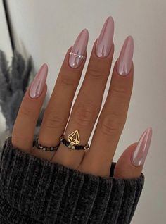 February Nails, Glam Nails, Pink Nail, Oval Nails, Bridal Nails, Nail Arts