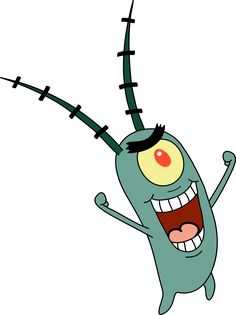 an image of a cartoon character with spikes on it's head and eyes that look like toothbrushes