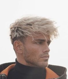 Men Messy Haircut, Man Hair Color Ideas Guys, Textured French Crop, French Crop, Beard Cuts, Comb Over Fade, Zayn Malik Hairstyle, Blonde Layered Hair, Men Blonde Hair