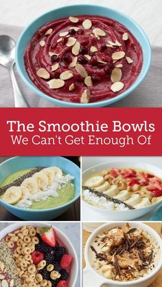 the smoothie bowls we can't get enough of