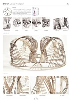 an image of some kind of wire structure that is made out of wood and metal