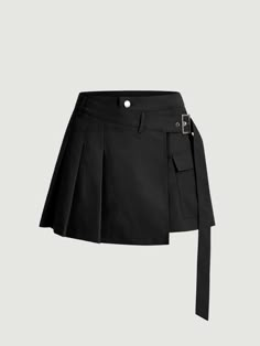 Women Skirts, Fashion Design Clothes, Dark Fashion, Skirt Outfits, Flap Pocket