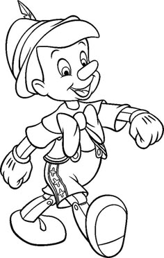 a cartoon boy riding a skateboard coloring page