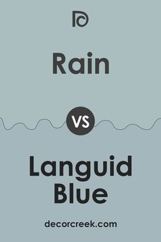 SW 6219 Rain vs. SW 6226 Languid Blue Sw Languid Blue, Languid Blue, Sherwin Williams Rain, Sherman Williams, Florida Decor, Outside Paint, About Rain, Office Paint, Rain Painting