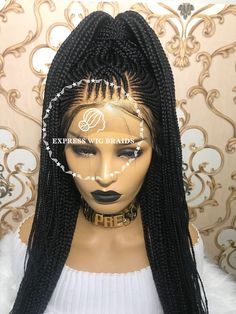 Looking for natural looking neatly and tightly done Cornrow braided wigs online at affordable rates? Then Express Wig Braids Reviews is one stop destination for you, visit us now! #hairbraidingstyles Different Braid Styles, Wig Braids, Different Braids, Cornrows Styles, Bob Braids, Invisible Lace, Types Of Lace, Box Braid Wig, Braided Wigs