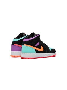 Jordan Kids Air Jordan 1 Mid "Candy" Sneakers | Black | FARFETCH Dress With Jean Jacket, Baby Boy Accessories, Gucci Kids, Dolce And Gabbana Kids, Kids Jordans, Boys Accessories, Air Jordan 1 Mid, Jordan 1 Mid, Stella Mccartney Kids