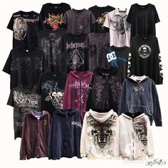 Affliction Clothing, Cool Clothes, Teen Fashion Outfits, Retro Outfits