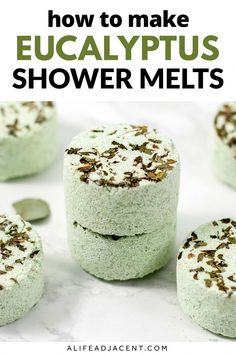 Learn how to make DIY shower melts for colds and congestion. These eucalyptus shower steamers are made with essential oils for sinus relief. Essential Oil Shower Steamers, Natural Sinus Relief, Eucalyptus Diy, Sinus Relief