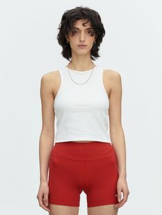 This is a trendy and casual top by MENASOO that is made out of high quality and sturdy material. With distinctive mood of the design and comfortable wear, you can style it for your casual daily outfit.- Fabric with excellent shape retention- Detachable bra caps for easy wash- Sporty and casual mood Sporty Compressive Go-dry Tank Top, Solid Color Compressive Tank Activewear, Sporty Tank Top With Built-in Padding And Medium Support, Sporty Compressive Moisture-wicking Tank Top, Sweat-resistant Medium Support Sportswear Tank Top, Casual Top, Cami Tanks, Daily Outfits, Casual Tops