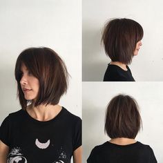 Bob Pendek, Layered Bob Haircuts, Long Hairstyle, Bob Haircut With Bangs, Layered Bob Hairstyles, Short Straight Hair, Penteado Cabelo Curto, Blonde Bobs, Short Hair With Bangs