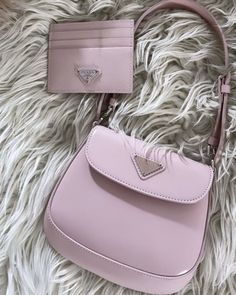 Pink Prada Bag, Aesthetic Purse, Pink Prada, Kawaii Style, Ballet Fashion, Pink Girly Things, Girly Accessories