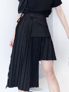 Sku CY-!25388 Material Cotton-blend Feature Pleated Occasion Going out , Casual , Office , Urban Seasons Summer Type Skirts Bottoms Color BLACK Size S,M,L Size chart: Please consult the size chart we provide for this item's measurements to help you decide which size to buy. Please note: There may be 1-3cm differ due to manual measurement. CMINCH Cm Waist Length S 64 47-75 M 68 48-76 L 72 49-77 Trendy Black Pleated Summer Skirt, Trendy Black Pleated Skirt For Summer, Black High Waist Pleated Skirt For Summer, Black Pleated Mini Skirt For Summer, Black Pleated Summer Skirt, Black Mini Pleated Skirt For Summer, Casual Black High-waisted Pleated Skirt, Casual Black High Waist Pleated Skirt, Trendy Black Pleated Skirt For Spring