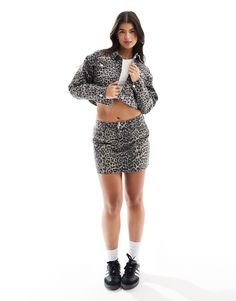 Skirts by New Look Part of a set Jacket sold separately Animal print High rise Belt loops Four pockets Regular fit Leopard Mini Skirt, Converse Chuck Taylor White, Leggings Sale, Skirt Co Ord, Brunch Outfit, Co Ord Set, Maxi Dress Trend, Swimwear Sale, Hoodies For Sale