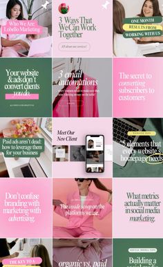 the website is designed to look like it has many different colors and font options, including pink